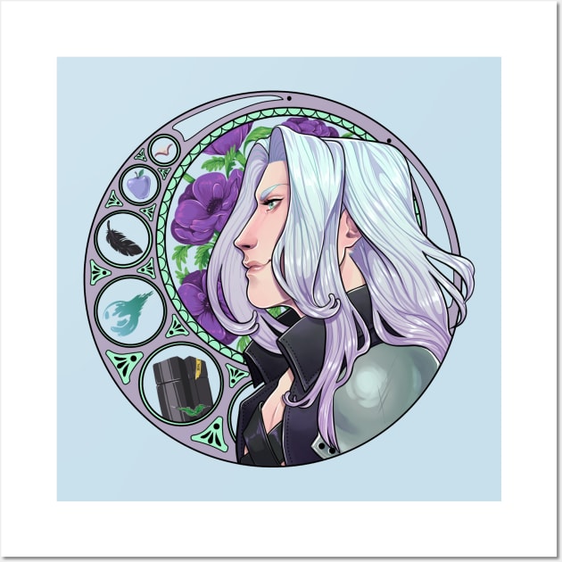 Sephiroth Nouveau Wall Art by almahime